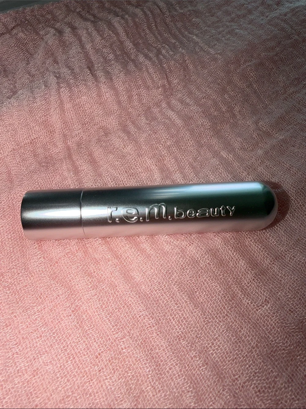 r.e.m. beauty Silver Metallic Lipstick Tube